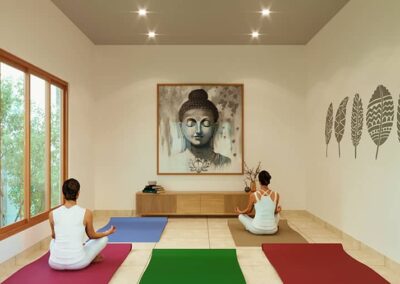 Yoga Room at Anokha Gardens