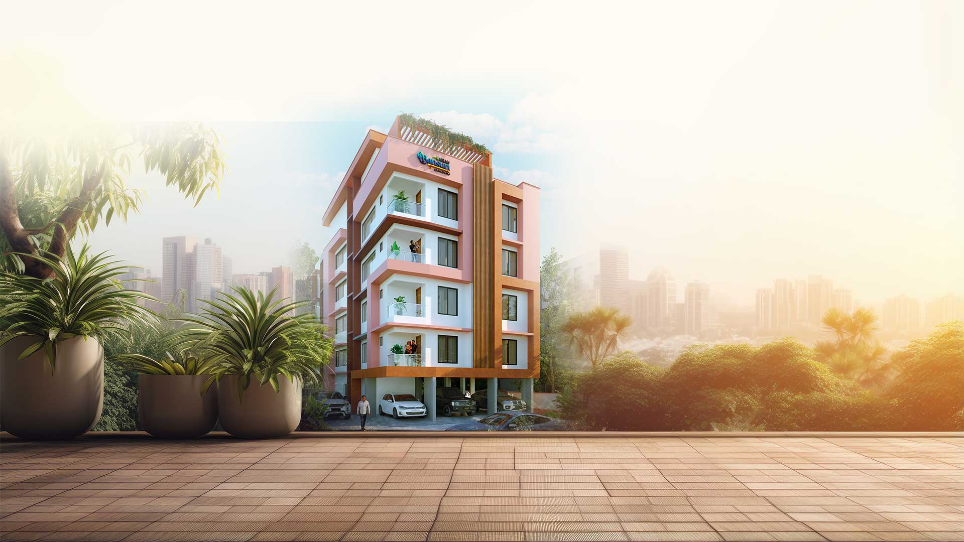 Homepage Slider of Bansuri Apartments, Punkunnam, Thrissur